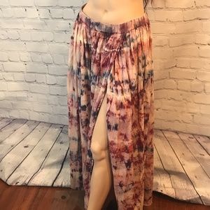 Billabong maxi skirt tie dye